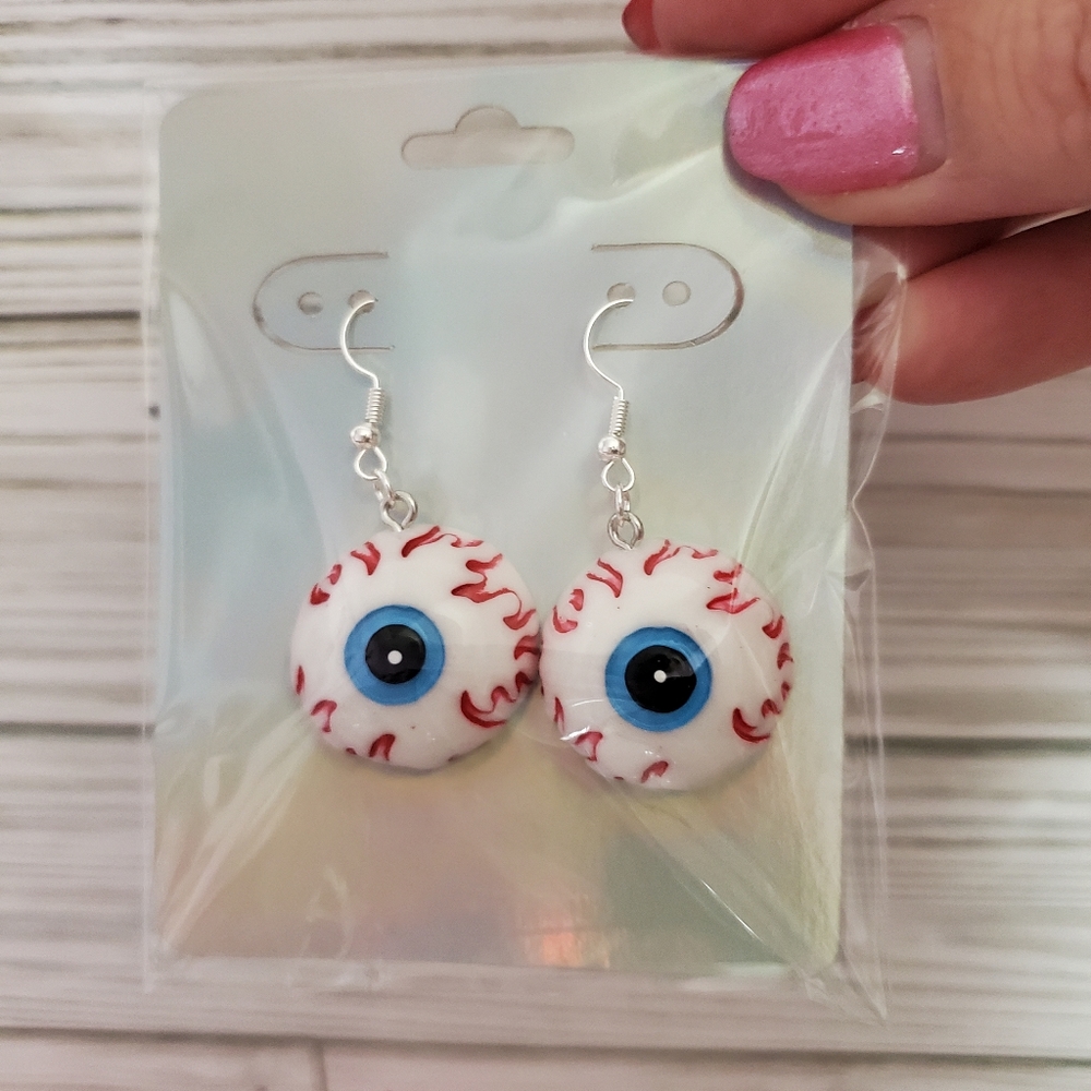 Halloween Earrings Eyeball